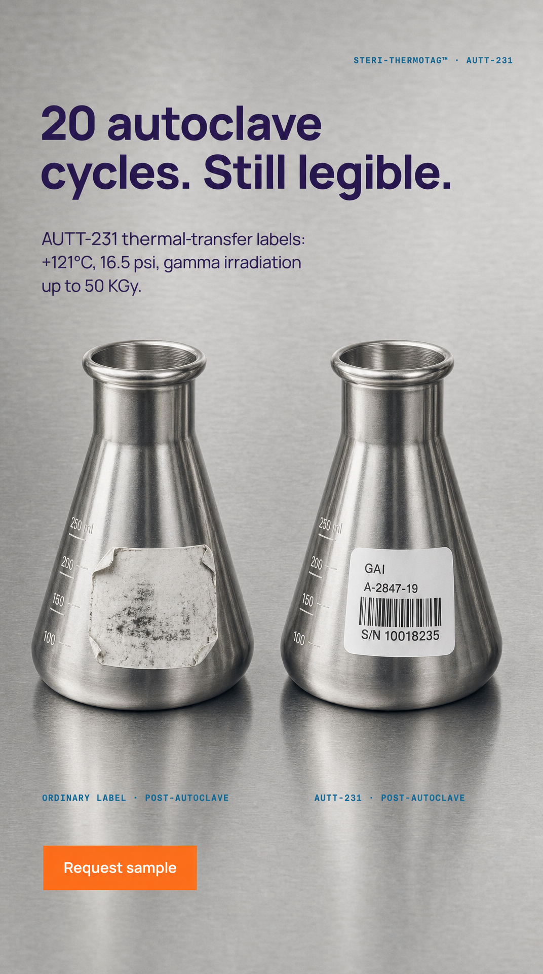 Before and after autoclave